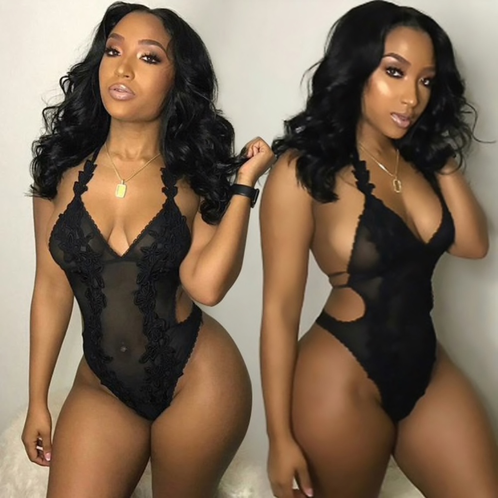 Sexy Black Bodysuit